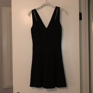 Black sleeveless dress with beautiful lace back